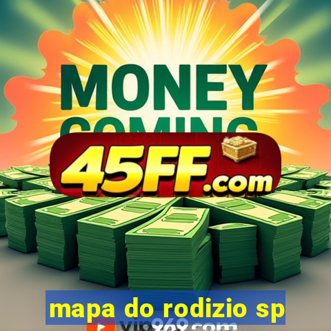 mapa do rodizio sp